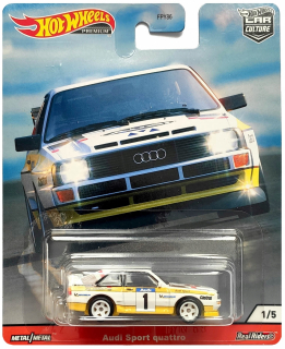 Autíčka zostava - Hot Wheels Car Culture Audi Quattro Thrill Climber