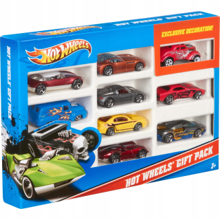 Hot Wheels Ten-pack Darčeková súprava 9 vozov