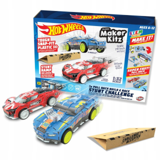 Autíčka zostava - Hot Wheels Maker Kitz Sada 2 autá pre skladanie