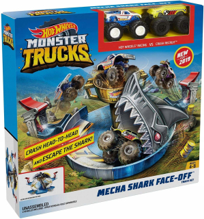 Hot Wheels Monster Truck Set Arena žralok FYK14