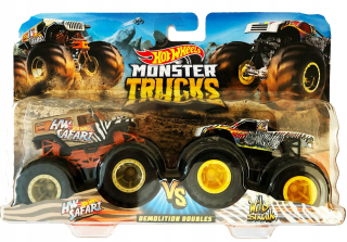 Autíčko pre deti - Hot Wheels monster truckov 2-Pak Safari Wild Streak