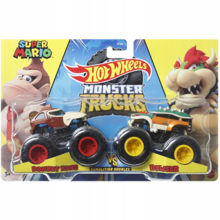 Horúce kolesá Mario Monster Truck Donkey Kong Bowser