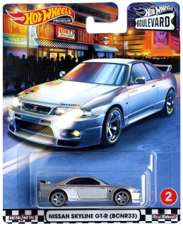 Autíčka zostava - Hot Wheels Nissan Skyline GT-R BCNR33 Premium !!!