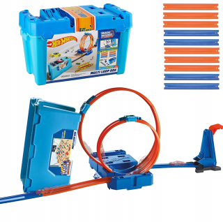 Hotové kolesá Tor Loops + Box + Auto 3 metre FLK90