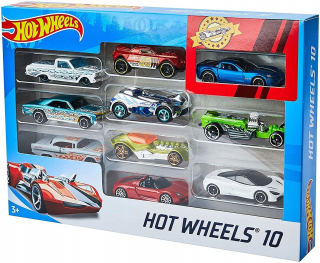 Autíčka zostava - Hot Wheels sada 10 AUTEK Resoraki hračky
