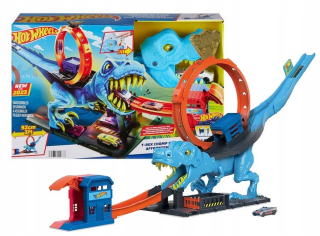 Sada autíčok - Horúce kolesá T-Rexa + auto