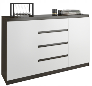Mobene Moderná komoda 160 x 40 x 98cm matný wenge