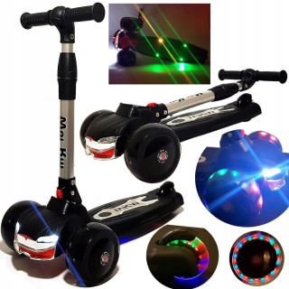 Kolobežka - Kolobežka trojkolka bilancia + LED kolesa 60 kg