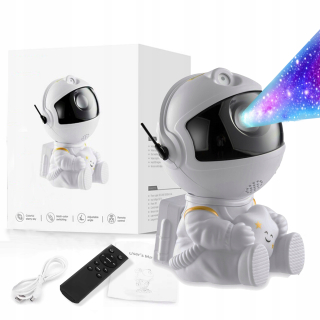 ASTRONAUT STARS PROJEKTOR Pre deti Laserový projektor s nočným svetlom