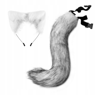 Halloween simulácia Niečo plyšové doplnky kostýmov s plyšovým chvostom Fox