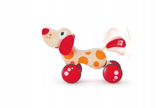 Hape E0347 - pes na povrázku ťahať