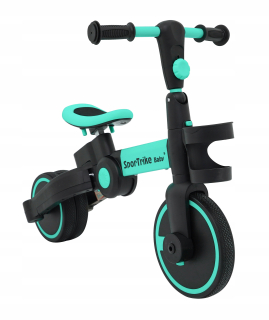 SporTrike ZSP.B68.ROZ trojkolesový bicykel Black, Pink