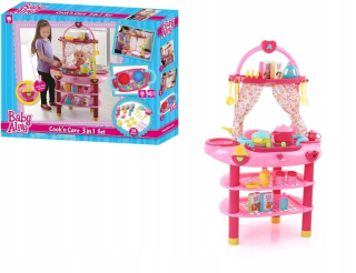 Detská kuchynka - Hasbro Baby Alive Kuchyňa 3in1 pre bábiky 84690