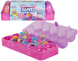 Hatchimals nažive! Love to Live 5 figúrok vajíčok a príslušenstva