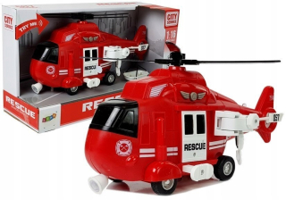 Helikoptéra - Helicopter Rescue Fire Brigade 1:16 Zvuk Hook
