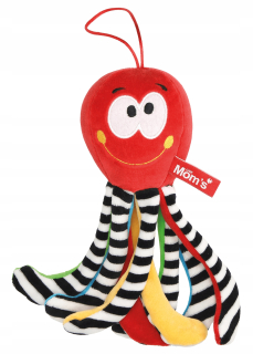 Hencz Toys Plyšová hrkálka OCTOPUS