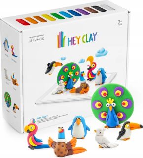 Hej Clay Plastic hmotnosť Birds Cake