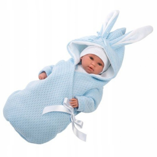 Španielska bábika - Španielska Doll Boy Bunny 36cm - Plač