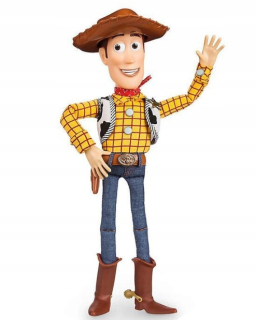 Rozprávková postavička - Hit Obrázok Toy Story 43cm Koža Speaking Woody