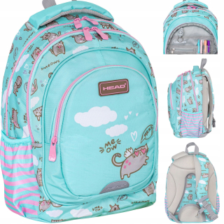 Head viackomorový školský batoh Shades of purple, Shades of blue, Multicolor 20 l