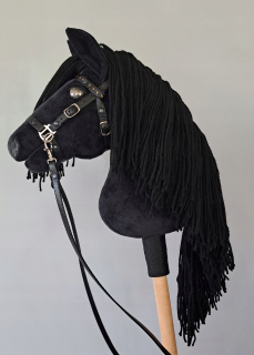 Koníčky koňa Trest, Black, Black Konik na tyčinke A4