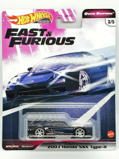Autíčka zostava - Honda NSX Fast & Furious Hot Wheels 1:64