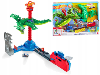 Hot Wheels Dragon útok sada s pohonom GJL13