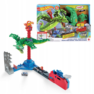 Hot Wheels City Dragon útok Set s GJL13 Disku