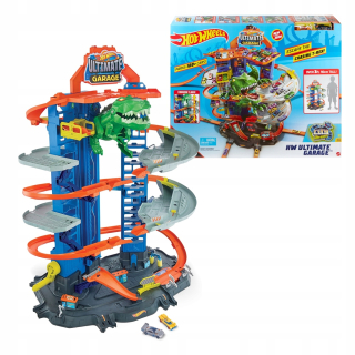 Hot Wheels City Mega Garáž T-Rexa GJL14
