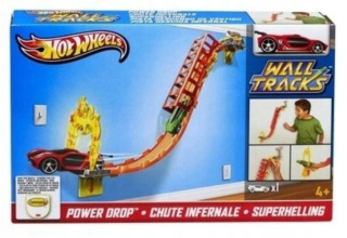 Autíčka zostava - Hot Wheels nástenné doplnky Mattel x9316