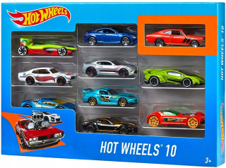 Autíčka zostava - Hot Wheels set 10 vozov Super resoraki