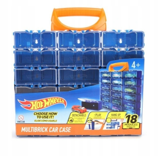 Autíčka zostava - Hot Wheels Suitcase 18 vozov HWCC8B Case