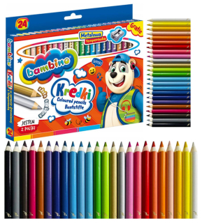 Bambino ceruzkové pastelky 24 ks.