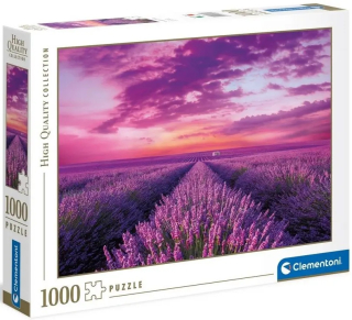 PUZZLES Puzzle pre deti PUZZLE 1000 dielikov Levanduľové pole CLEMENTONI