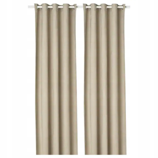 Závesy do detskej izby - IKEA BIRTNA ZDIEVAŤ PREDMETOVANIE BEIGE 145X300CM
