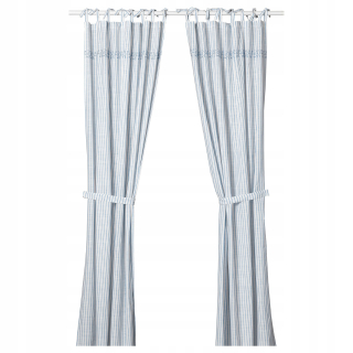 Závesy do detskej izby - IKEA GUSSPARV Záclonové výšivky 120x300 2ks