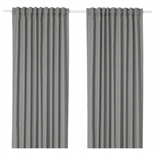 Závesy do detskej izby - Ikea hannalen stmavnutie záclonov šedá 145x300