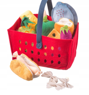 IKEA Latsas Toy Plyšová Basket s nákupmi