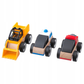 Ikea lillabo automobily / nákladné automobily 3 kusy.
