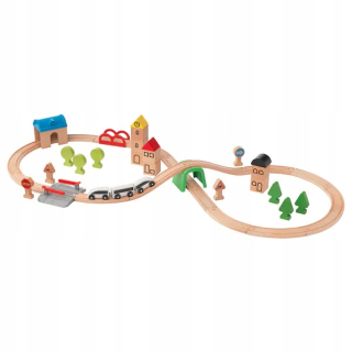 Drevená dráha pre deti - IKEA LILLABO KIDS TRAINS TRAINS TRAINS 45 ks