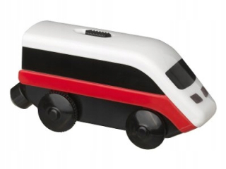Drevená dráha pre deti - IKEA LILLABO LOCOMOTIVE Lockie pice