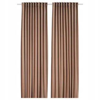 Závesy do detskej izby - IKEA TIBAST Čierny stmavnutie záclony 145x300