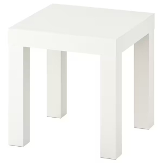 IKEA LACK stolík konferenčný stolík BENCH 35x35cm BIELY