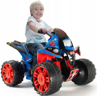 INJUSA SPIDERMAN ELEKTRICKÁ ŠTVORKA BATÉRIA 12V