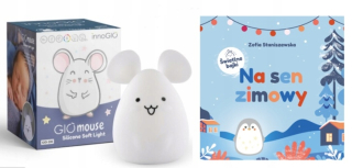 Nočná lampa do detskej izby - Innogio Silikónová lampa Gio Mouse Midi Farby