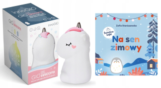 Nočná lampa do detskej izby - Innogio Silicone Lamp Gio Unicorn projektor