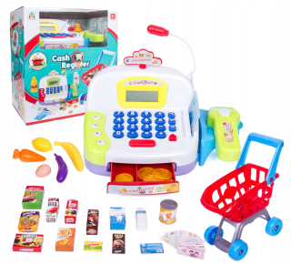 Detská pokladňa - obchod - Interaktívne Kasa fiškálne Shop Kids
