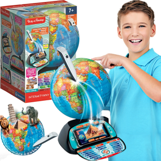 INTERAKTÍVNY GLOBUS EDUGLOBUS DIGITAL + APLIKÁCIA ZÁBAVNÉ UČENIE CLEMENTONI