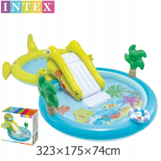 Intex Bazén sa rozvíjal ihrisko Crocodile 323x175cm