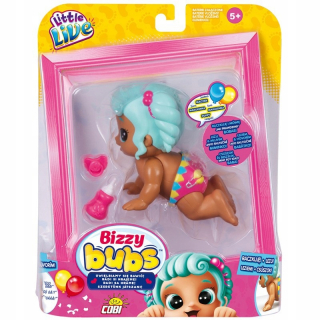 Bábika Bizzy Bubs - Mrňavý Živé Bizzy Bubs Bobasek Maczek praská